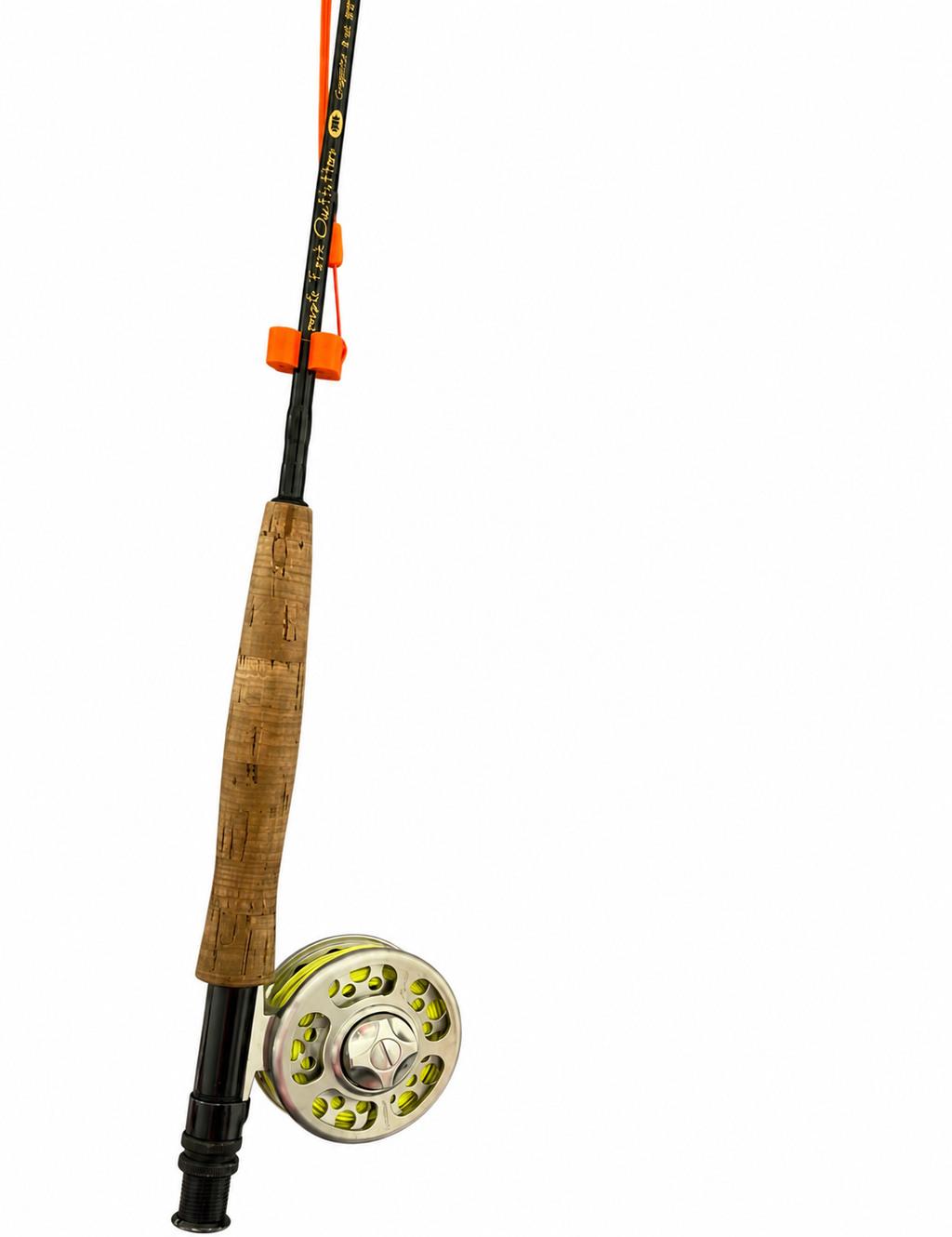 Fly rod clip for vest or chest pack