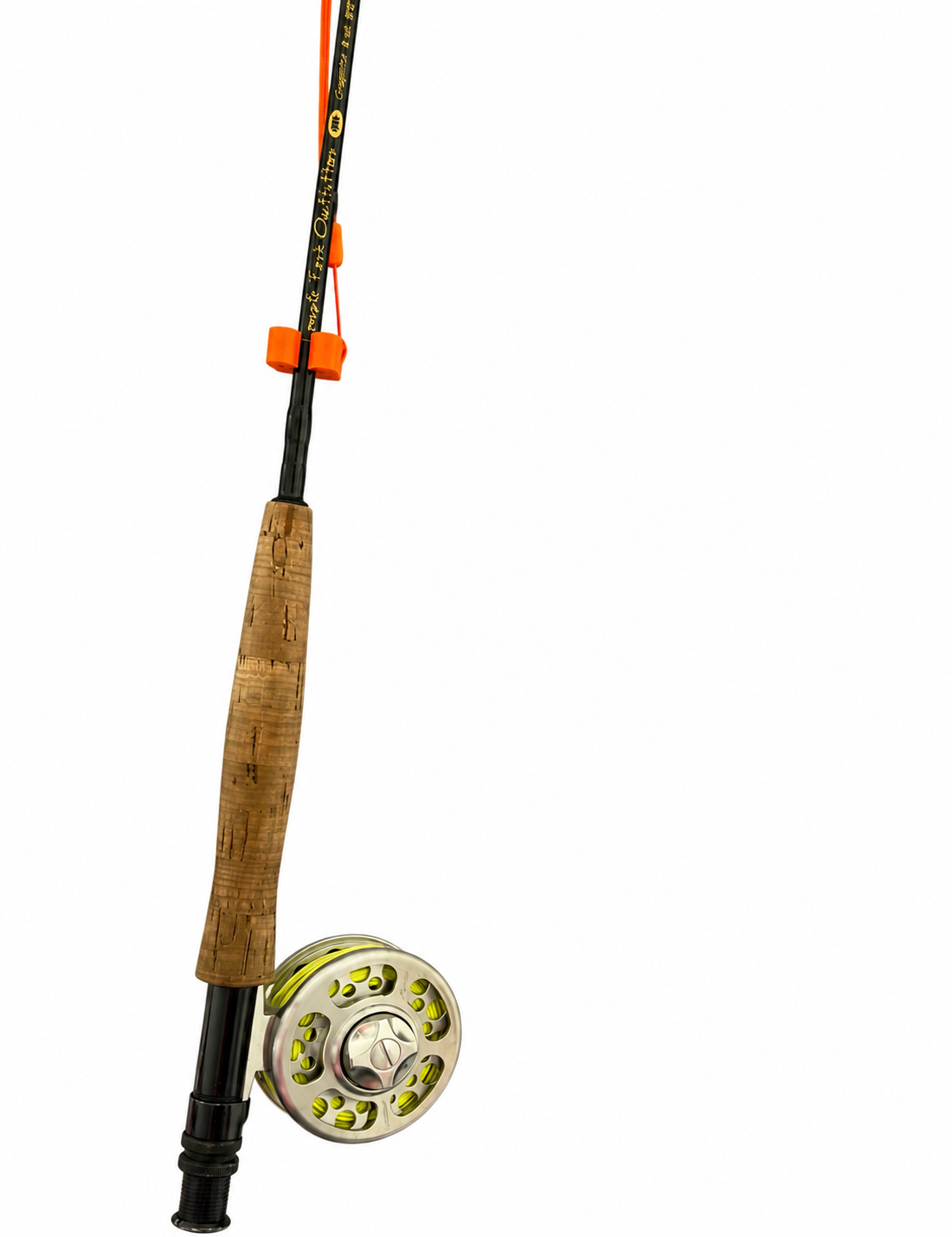 Fly rod clip for vest or chest pack